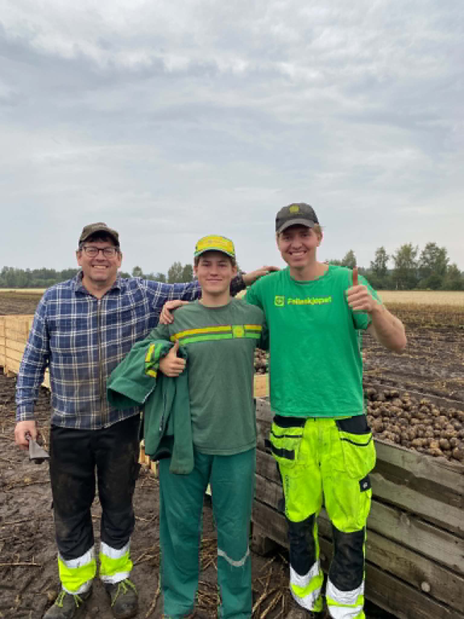 Family on the farm