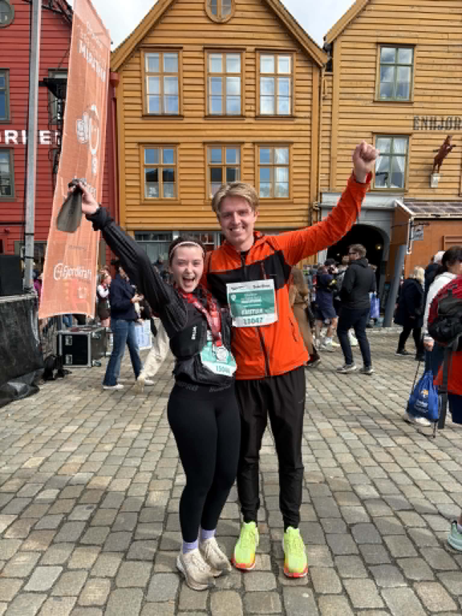 Marathon finish