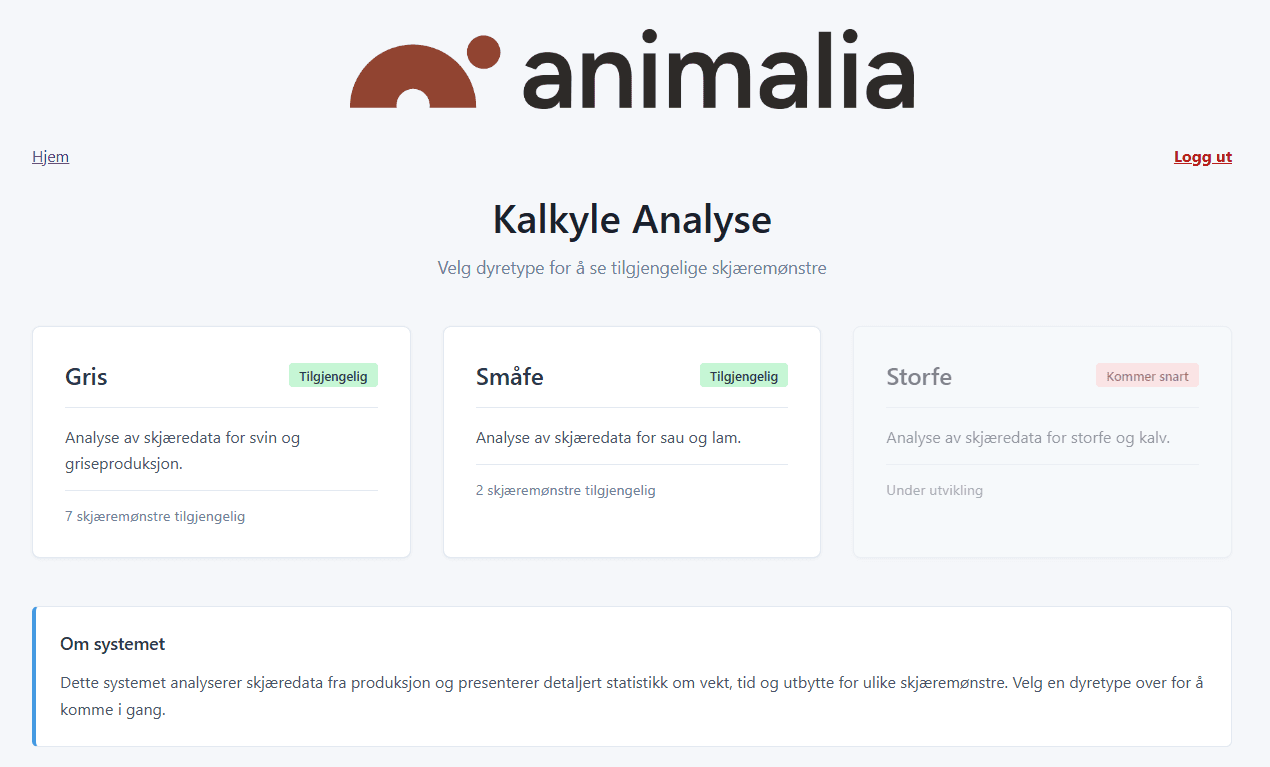 Kalkyle – Slaughter Analytics Platform